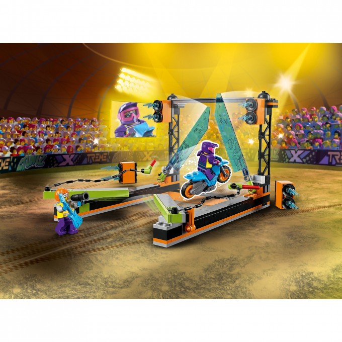 Конструктор LEGO CITY Трюковое испытание «КЛИНОК» City 60340 3819437