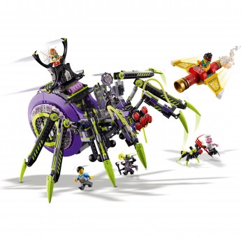 Конструктор LEGO MONKIE KID™ "БАЗА АРАХНОИДОВ КОРОЛЕВЫ ПАУКОВ" 80022